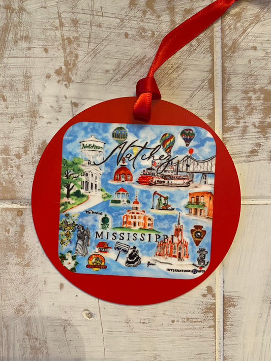 Natchez, MS Christmas Ornaments