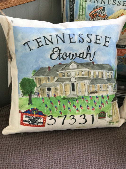 Etowah, TN Pillow