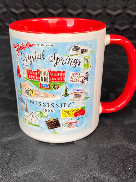 Crystal Springs, MS Ceramic Mug