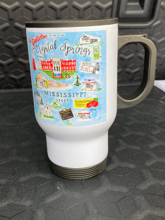 Crystal Springs, MS Travel Mug