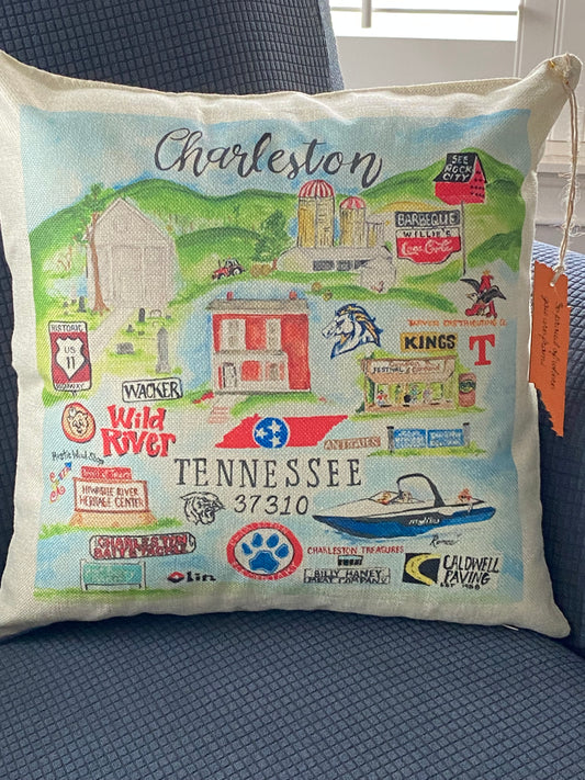 Charleston, TN Pillow