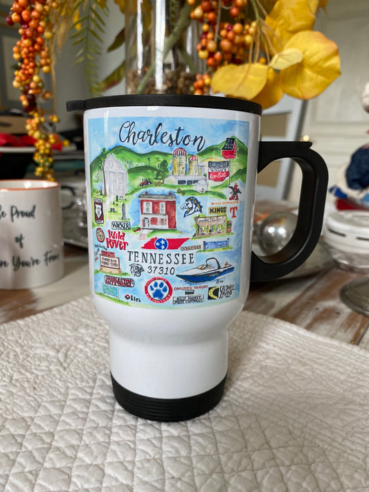 Charleston, TN Travel Mug