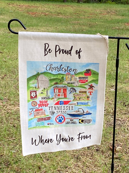 Charleston, TN Garden Flag