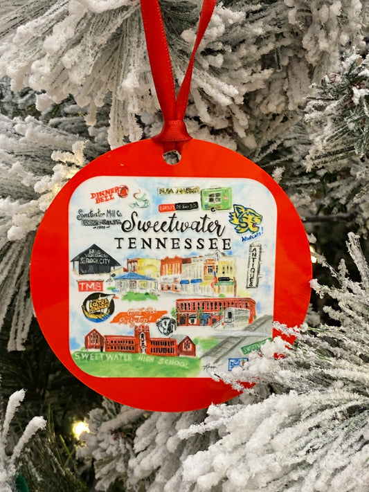 Sweetwater, TN Christmas Ornament