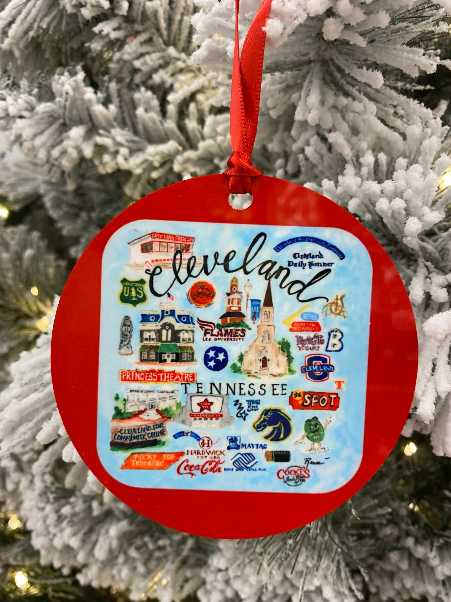 Cleveland, TN Christmas Ornament