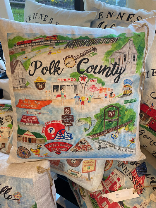 Polk County, TN Pillow