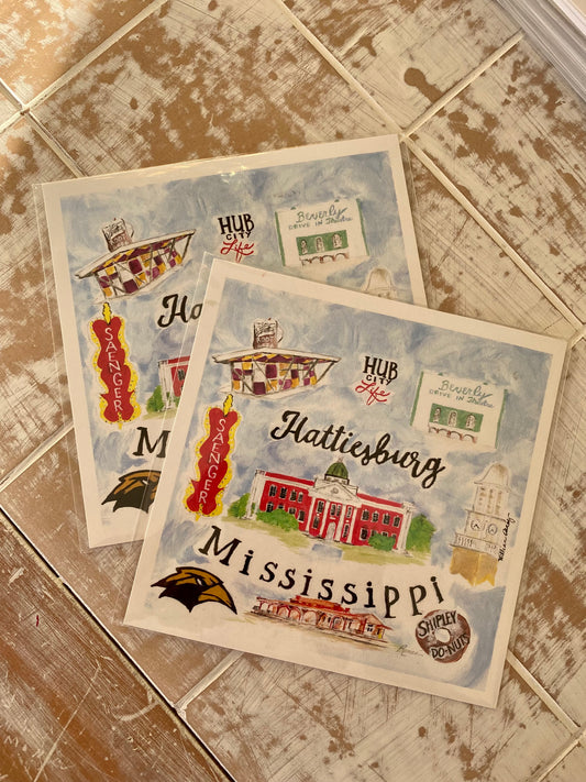 Hattiesburg, MS Post Card