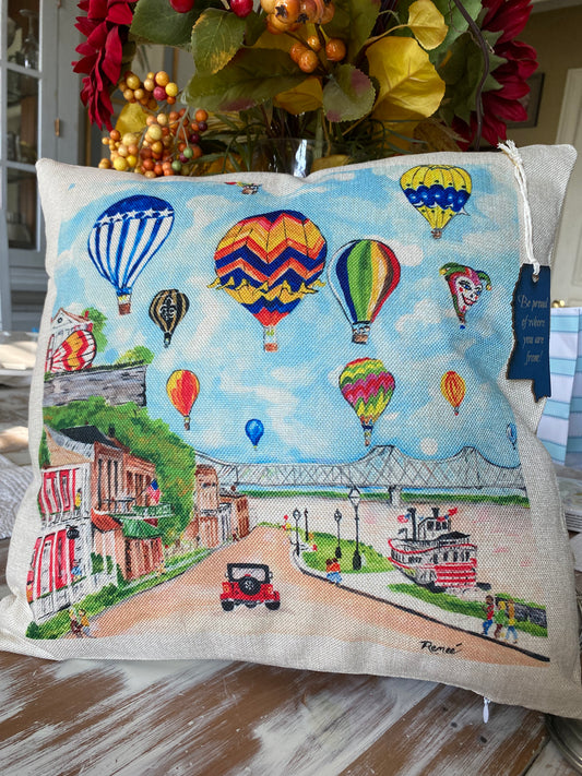 Balloon Festival Pillow