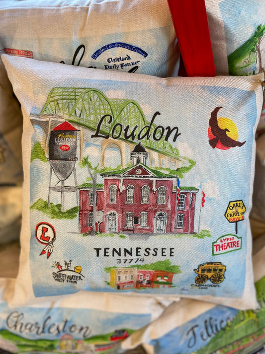 Loudon, Tennessee Pillow